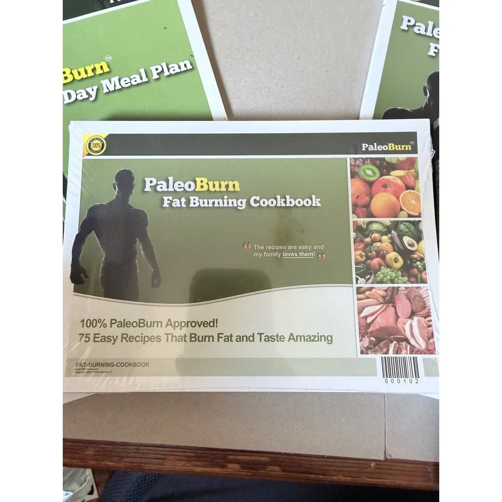 PaleoBurn Fat Loss System 30 Day Meal Plan Cookbook Accelerated Training Set